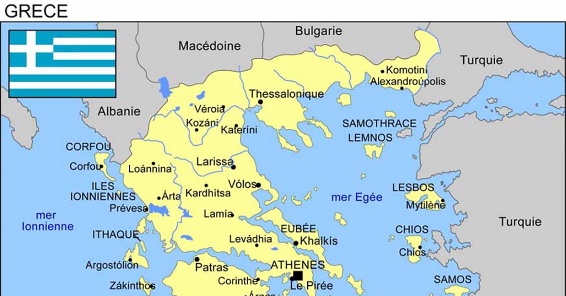 Carte Gr ce Plan