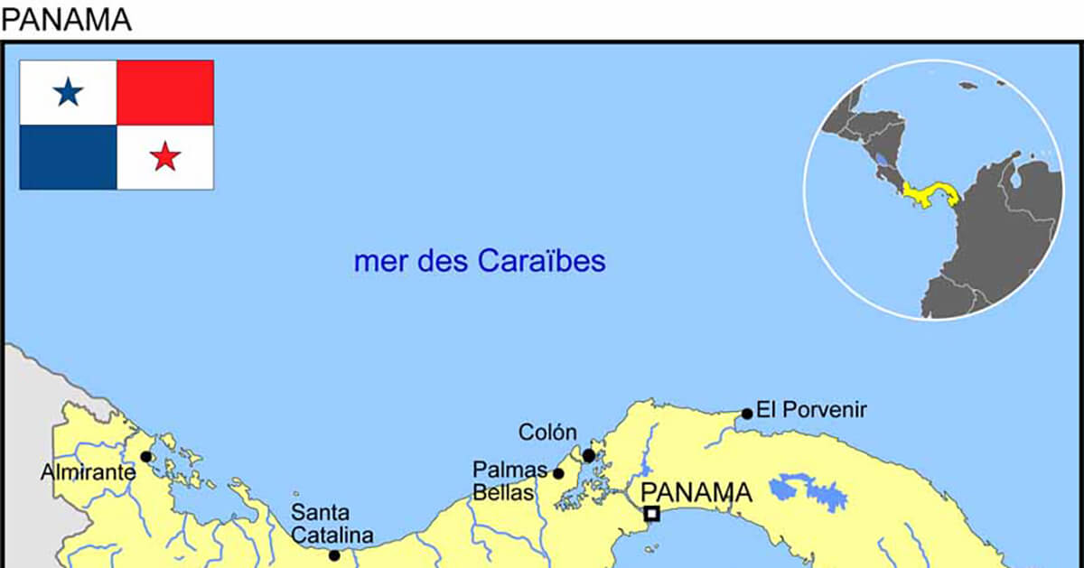 Carte Panama & Plan