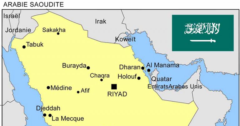 Carte Arabie Saoudite & Plan