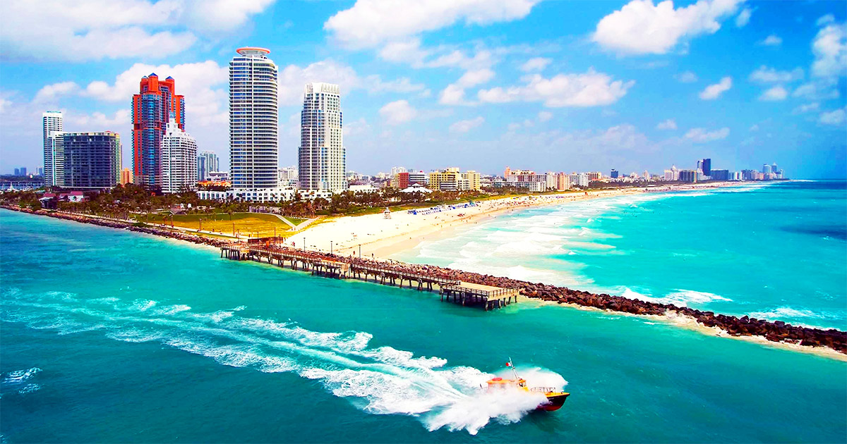 *Floride* Vols vers Miami pour ~350€ (57% de réduction)
