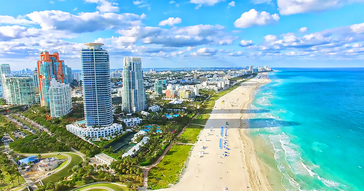 *Floride* Vols vers Miami pour ~370€ (47% de réduction)